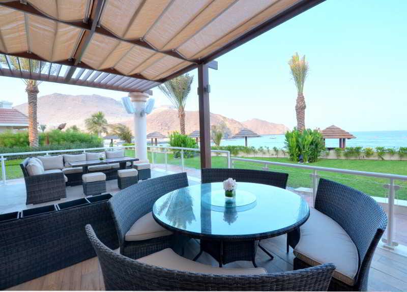 Oceanic Khorfakkan Resort&Spa Khor Fakkan Luaran gambar